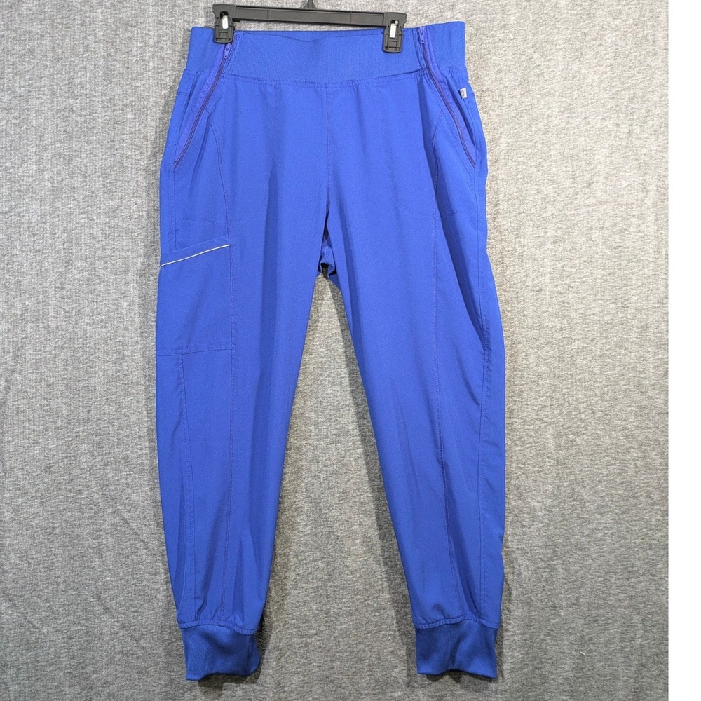 Cherokee Infinity Mid Rise Jogger Scrub Pants Galaxy Blue CK110A Womens Large